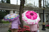 Umbrellas : Two women near Blue Mosque in Istanbul